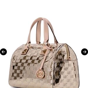Michael Kors Shiny RoseGold Satchel